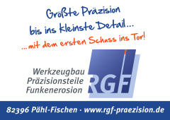 RGF Werkzeugbau Präzisionteile Funkenerosion