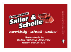 Baugeschäft Sailer & Schelle